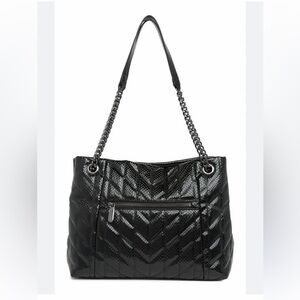 Karl Lagerfeld Lafayette Snake Embossed Shoulder Bag